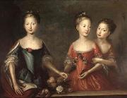 Martin Maingaud The daughters of George II Sweden oil painting artist